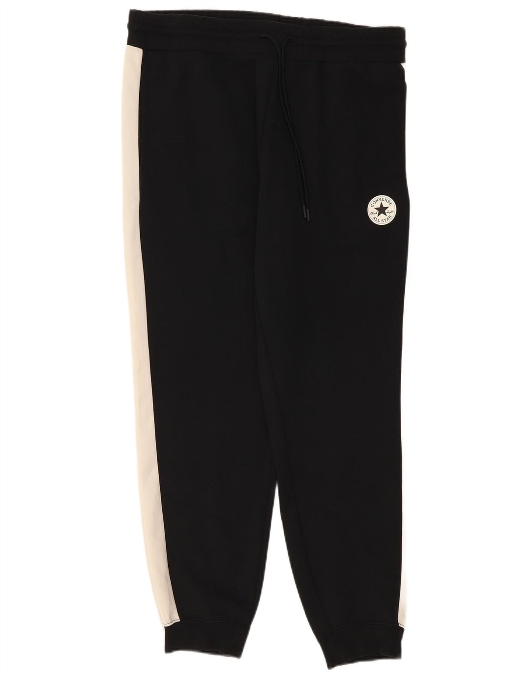 Converse Pantaloni da tuta da uomo Joggers Poliestere color block medio nero
