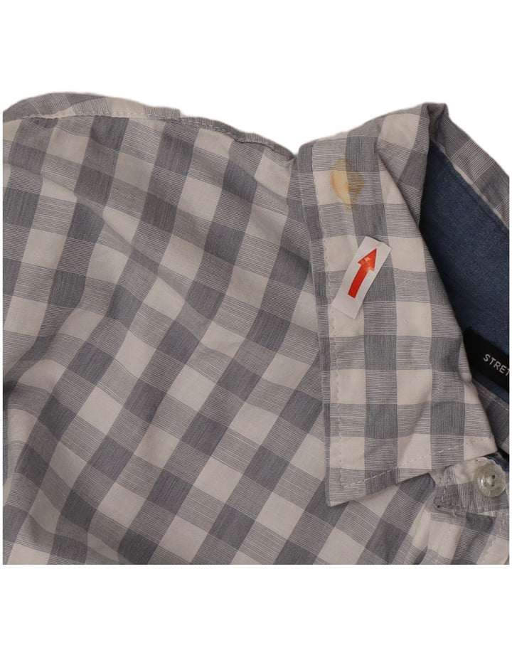 Camicia Lee da uomo vestibilità regolare 2XL cotone a quadri grigio