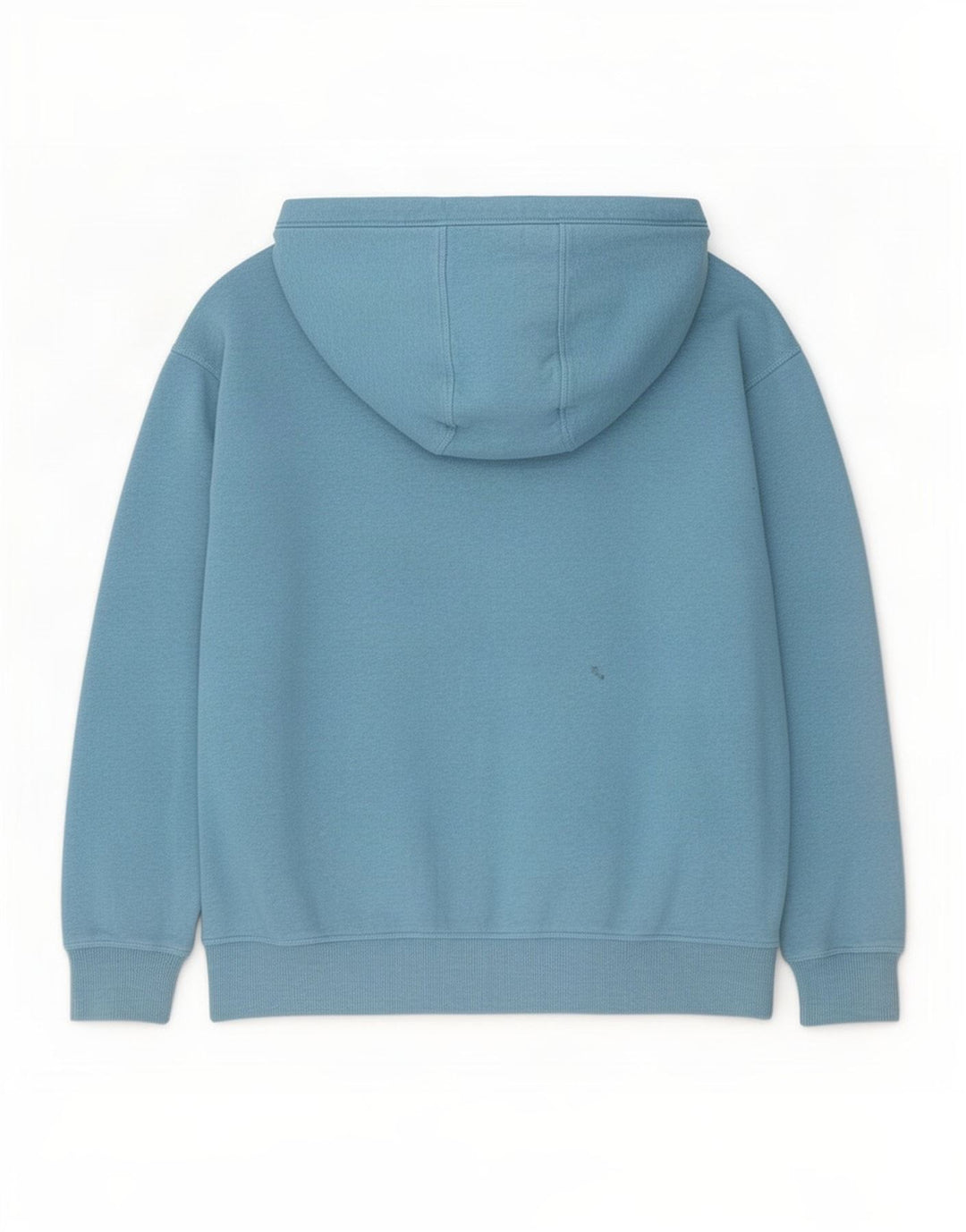 Maglione con cappuccio e zip da uomo Fat Face in cotone blu medio