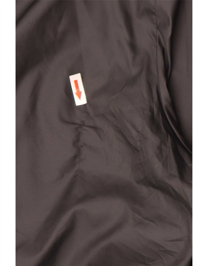 Giacca antipioggia con cappuccio grafico Nike da uomo UK 42 XL poliestere nero