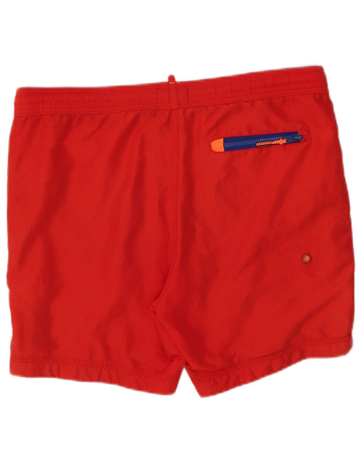 Pantaloncini da bagno grafici da uomo Superdry Poliestere rosso medio