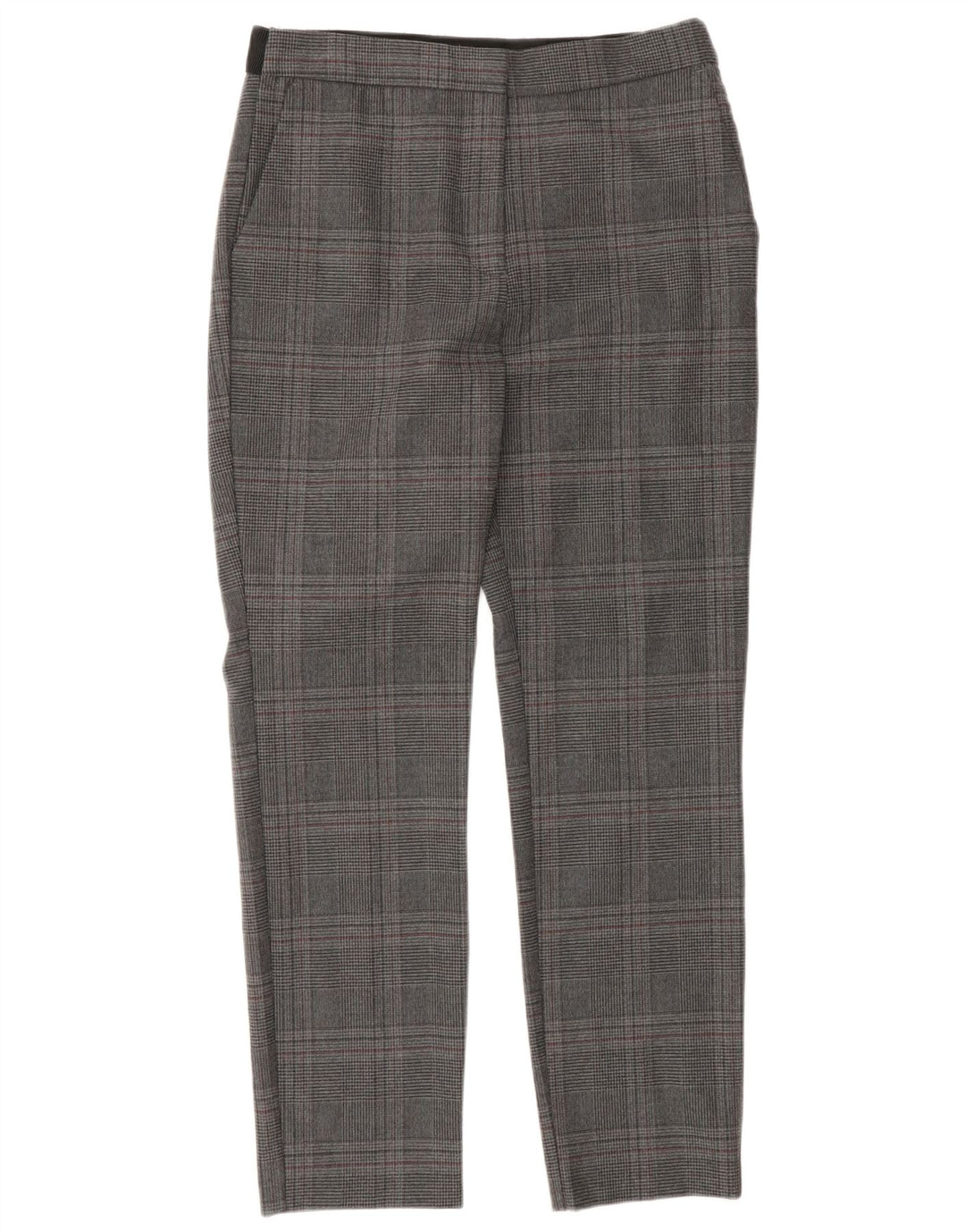 Pantaloni chino slim fit da donna Zara medi W28 L27 pied de poule grigi