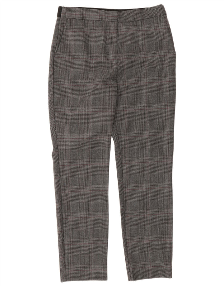 Pantaloni chino slim fit da donna Zara medi W28 L27 pied de poule grigi