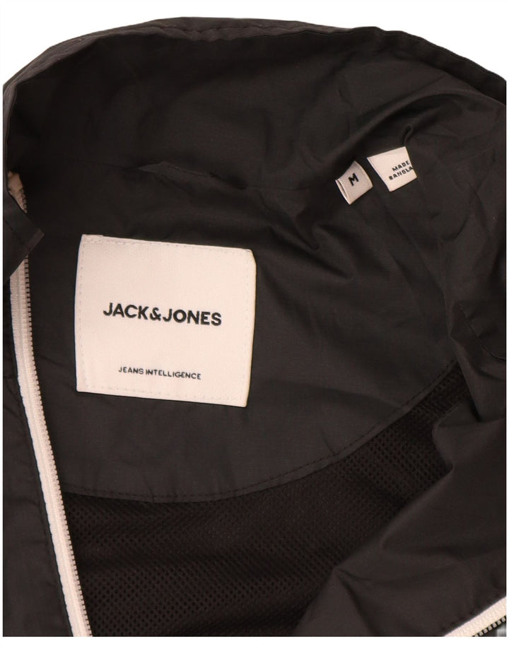 Giacca da tuta da uomo Jack & Jones, poliestere nero medio