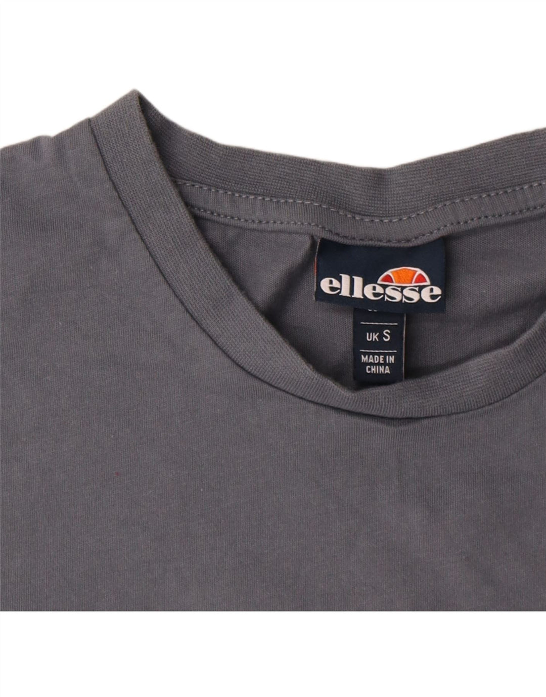 T-shirt grafica da uomo Ellesse Top piccola in cotone grigio