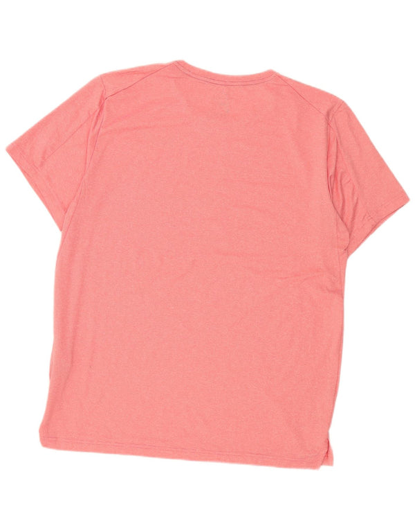 T-shirt Nike Dri Fit Standard da uomo, grande, in poliestere rosa