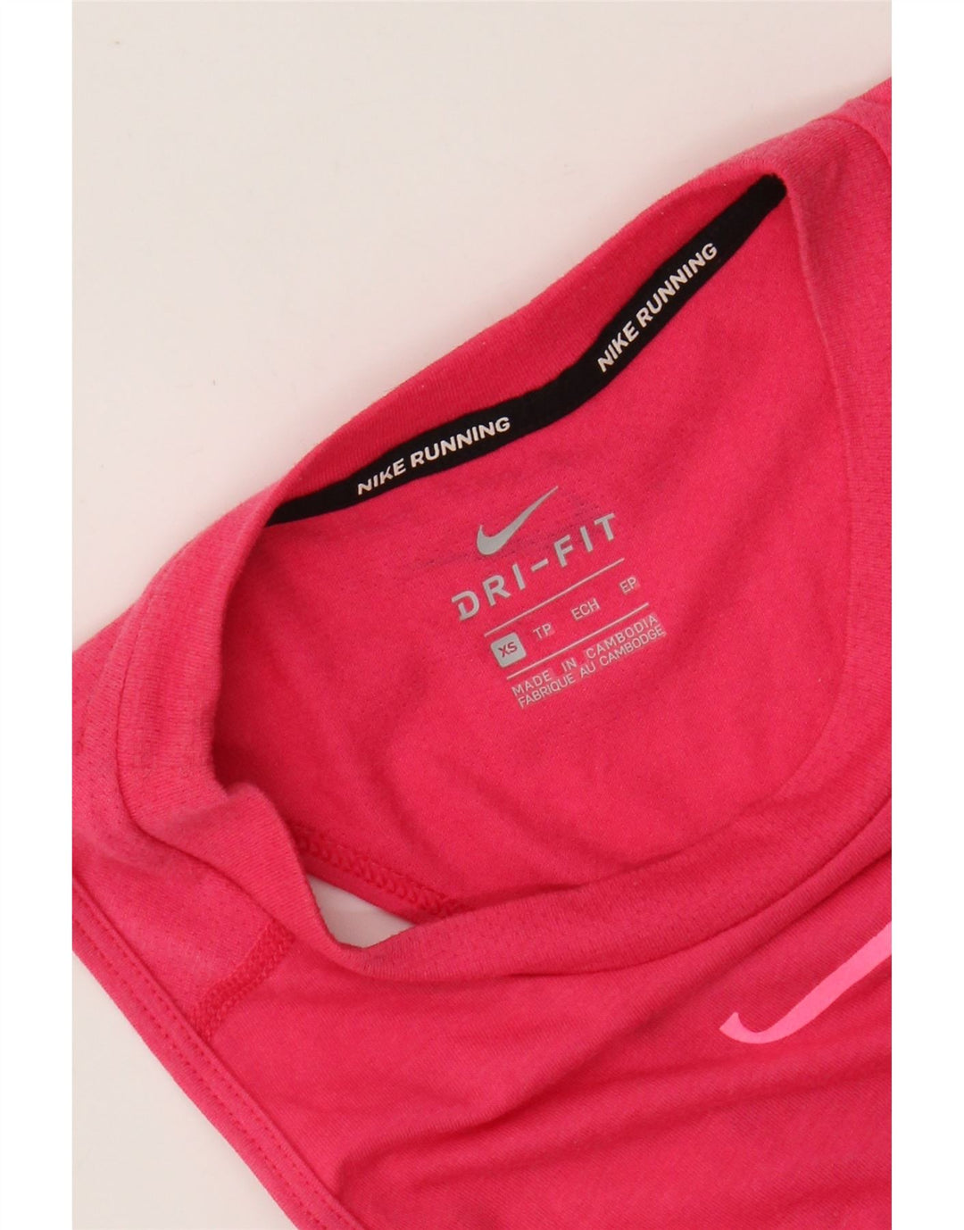 Canotta grafica NIKE Dri Fit da donna UK 6 XS Rosa