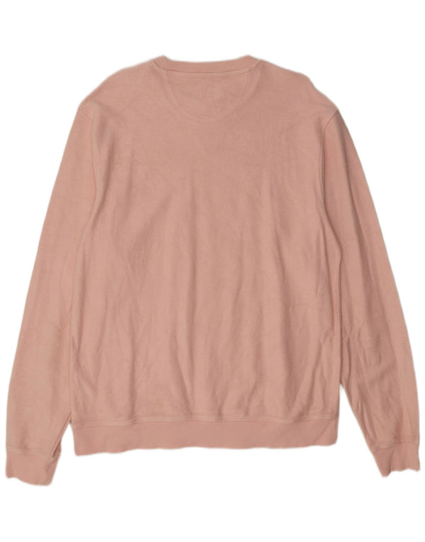 Farah Felpa da uomo Maglione XL Rosa Cotone