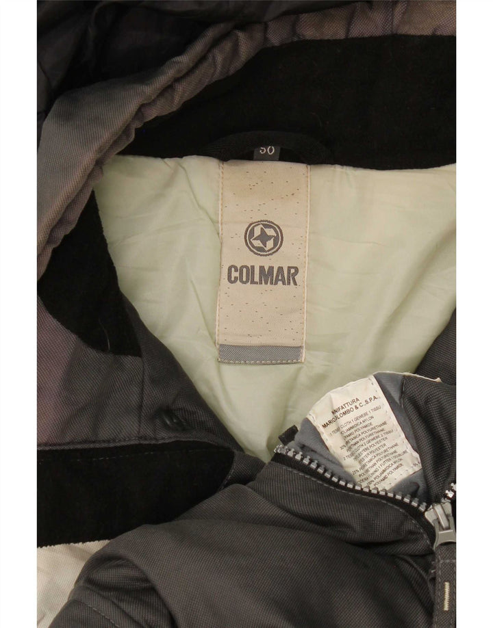 Giacca da sci con cappuccio da uomo Colmar EU 50 Poliammide color block grigio medio