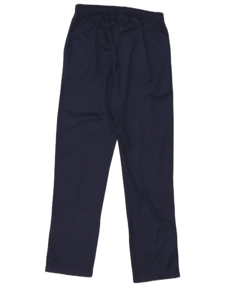 Pantaloni da tuta da uomo Asics grandi in poliestere color block blu navy