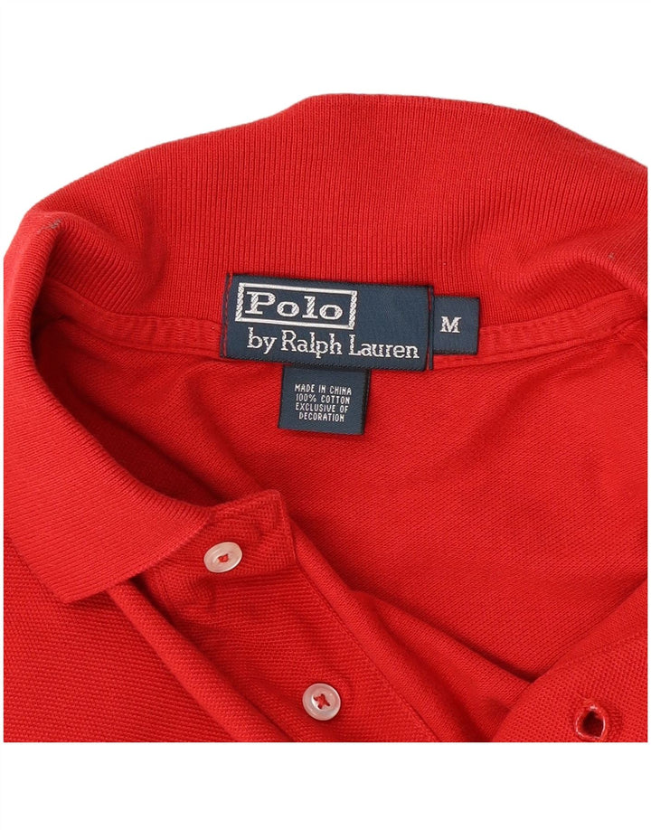 Polo Ralph Lauren da uomo in cotone rosso medio