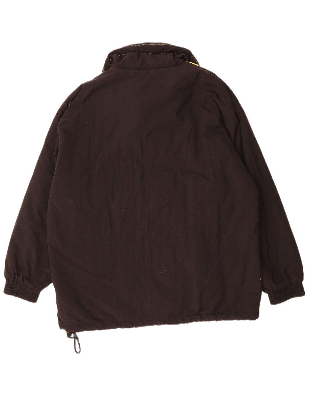 Giacca anorak con cappuccio vestibilità ampia da uomo OLYMPIA UK 38 Medium Black Colourblock