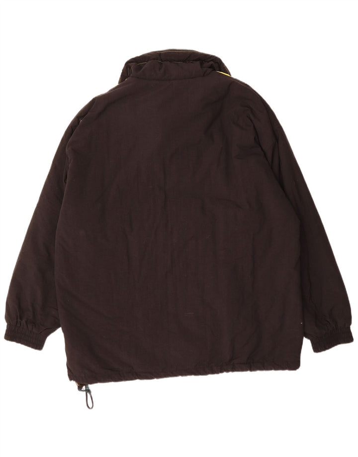 Giacca anorak con cappuccio vestibilità ampia da uomo OLYMPIA UK 38 Medium Black Colourblock
