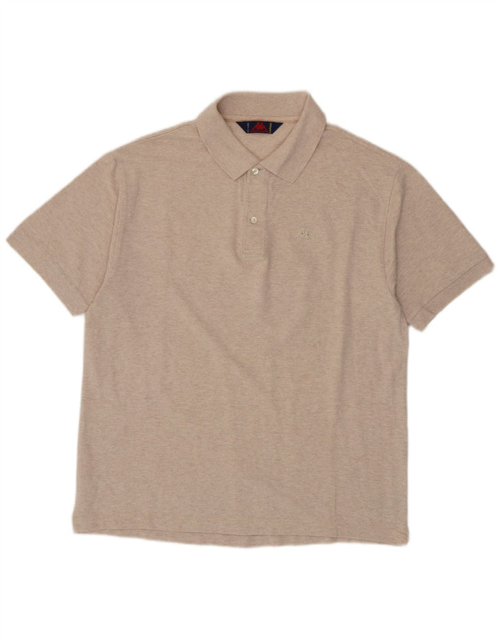 Polo Kappa Uomo XL Cotone Beige