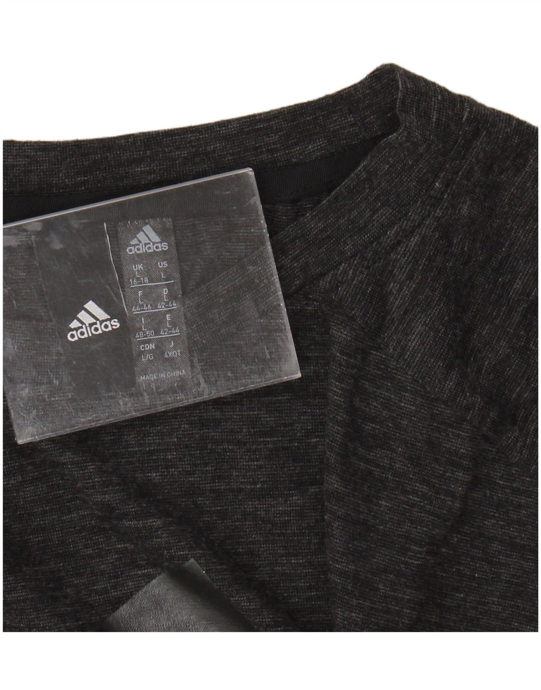 Canotta grafica da donna ADIDAS UK 16/18 grande grigio screziato