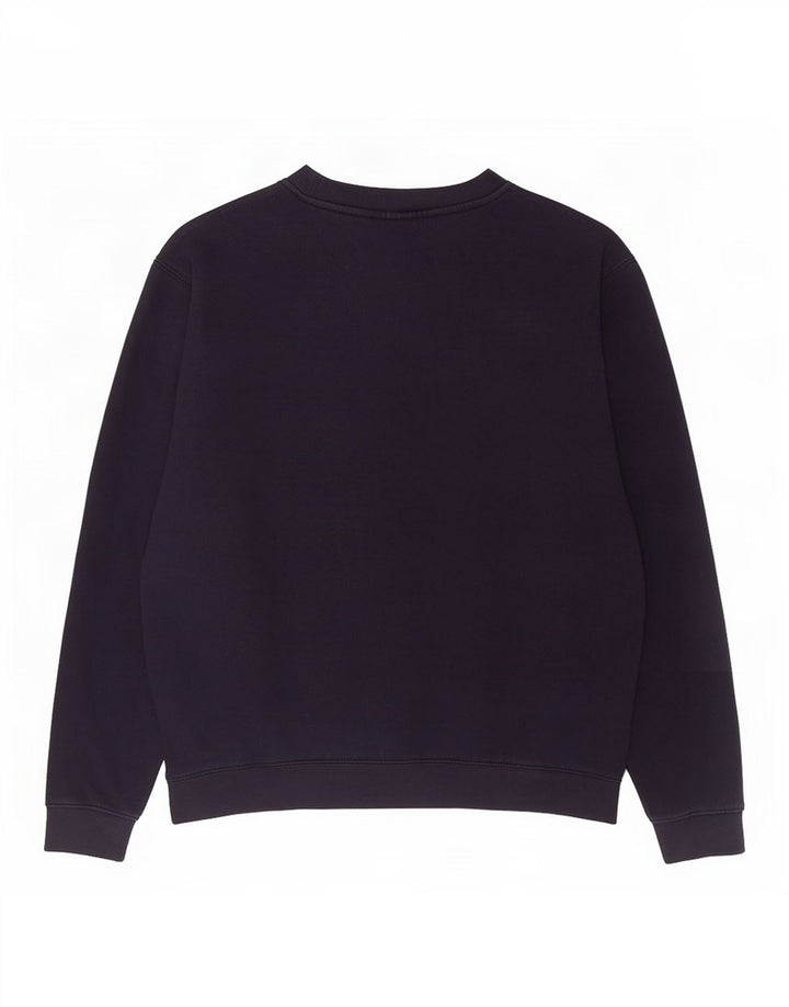 Felpa grafica da uomo Fila Maglione grande in cotone blu navy