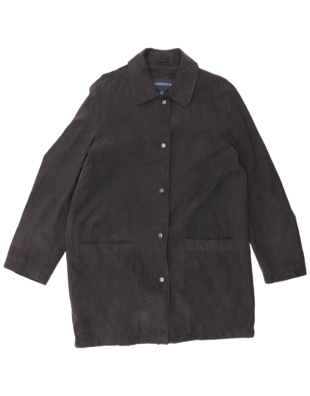 Soprabito da donna London Fog UK 14 poliestere nero medio