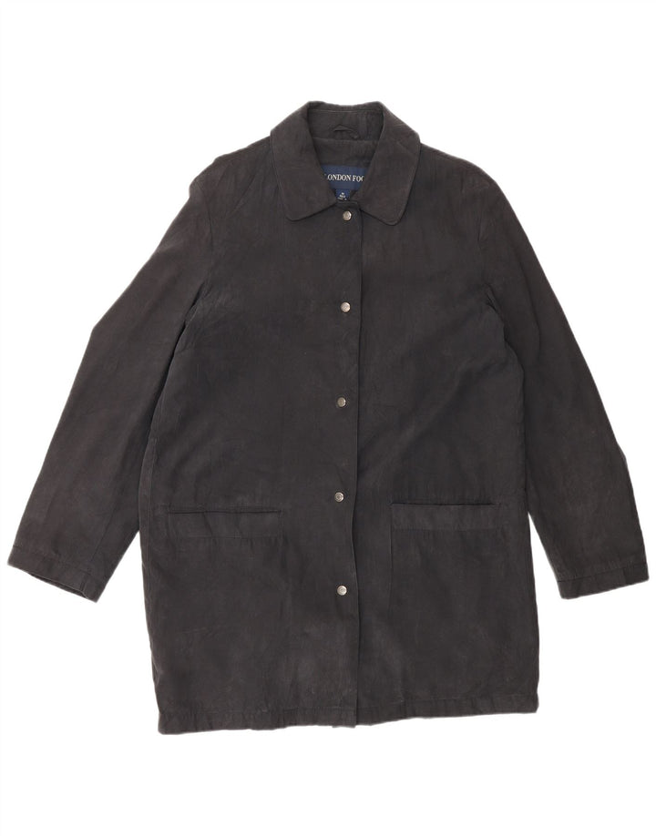 Soprabito da donna London Fog UK 14 poliestere nero medio