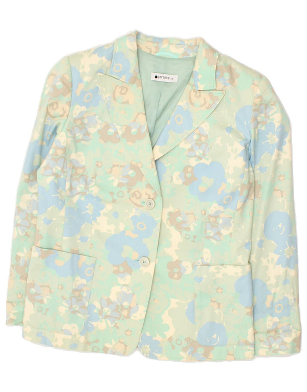 PERSONA Womens 2 Piece Skirt Set Size 19 Small W32 L23 Green Floral