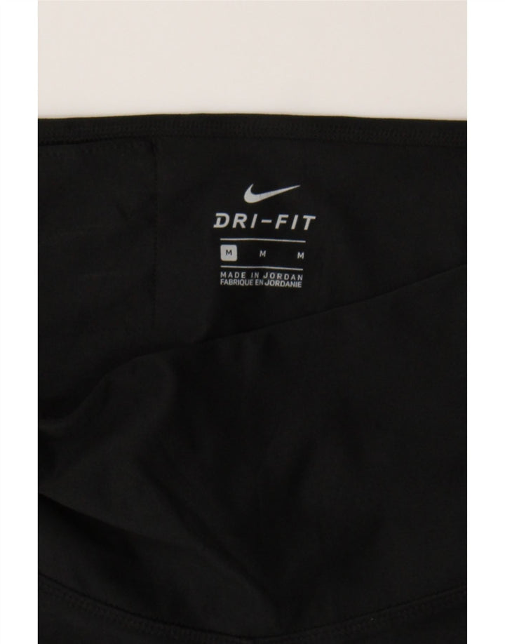 NIKE Womens Dri Fit Leggings UK 12 Medium  Black Polyester Vintage Nike and Second-Hand Nike from Messina Hembry 