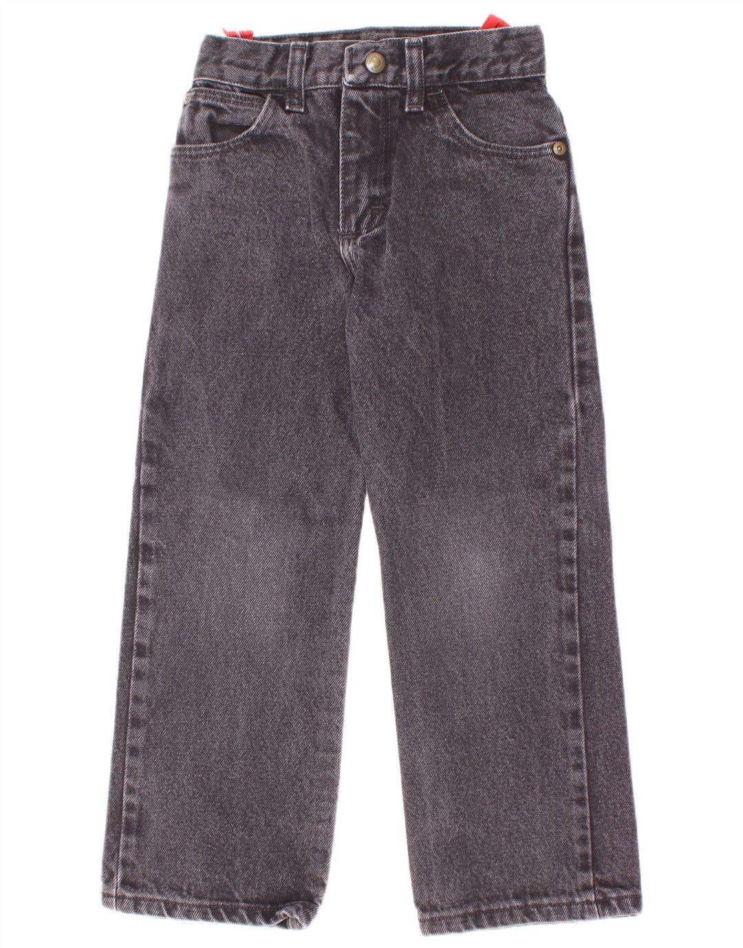 Jeans slim da ragazzo Wrangler 7-8 anni W22 L20 cotone grigio