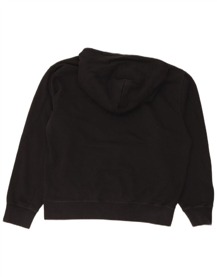 Felpa con cappuccio da uomo ADIDAS media cotone nero