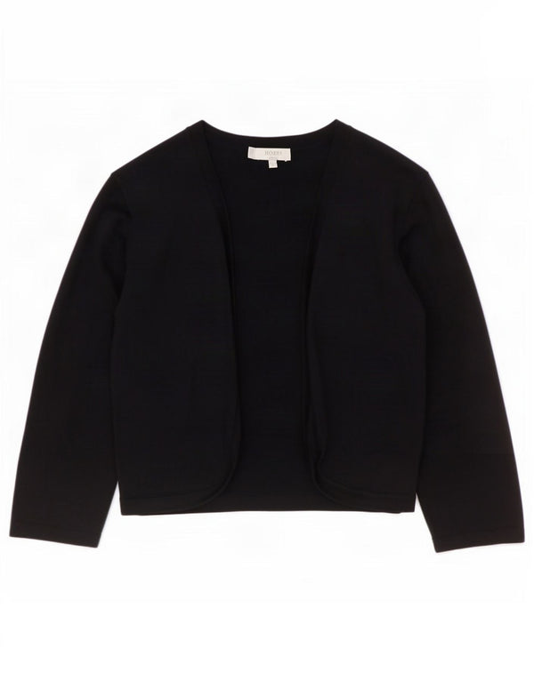 Top cardigan corto da donna con maniche a 3/4 Hobbs UK 16 grande modal nero