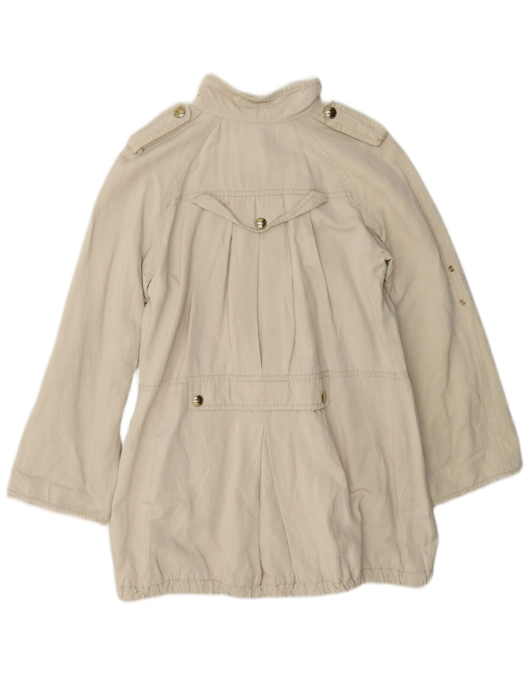 Giacca Militare Donna Elisabetta Franchi IT 46 Large Bianco Sporco