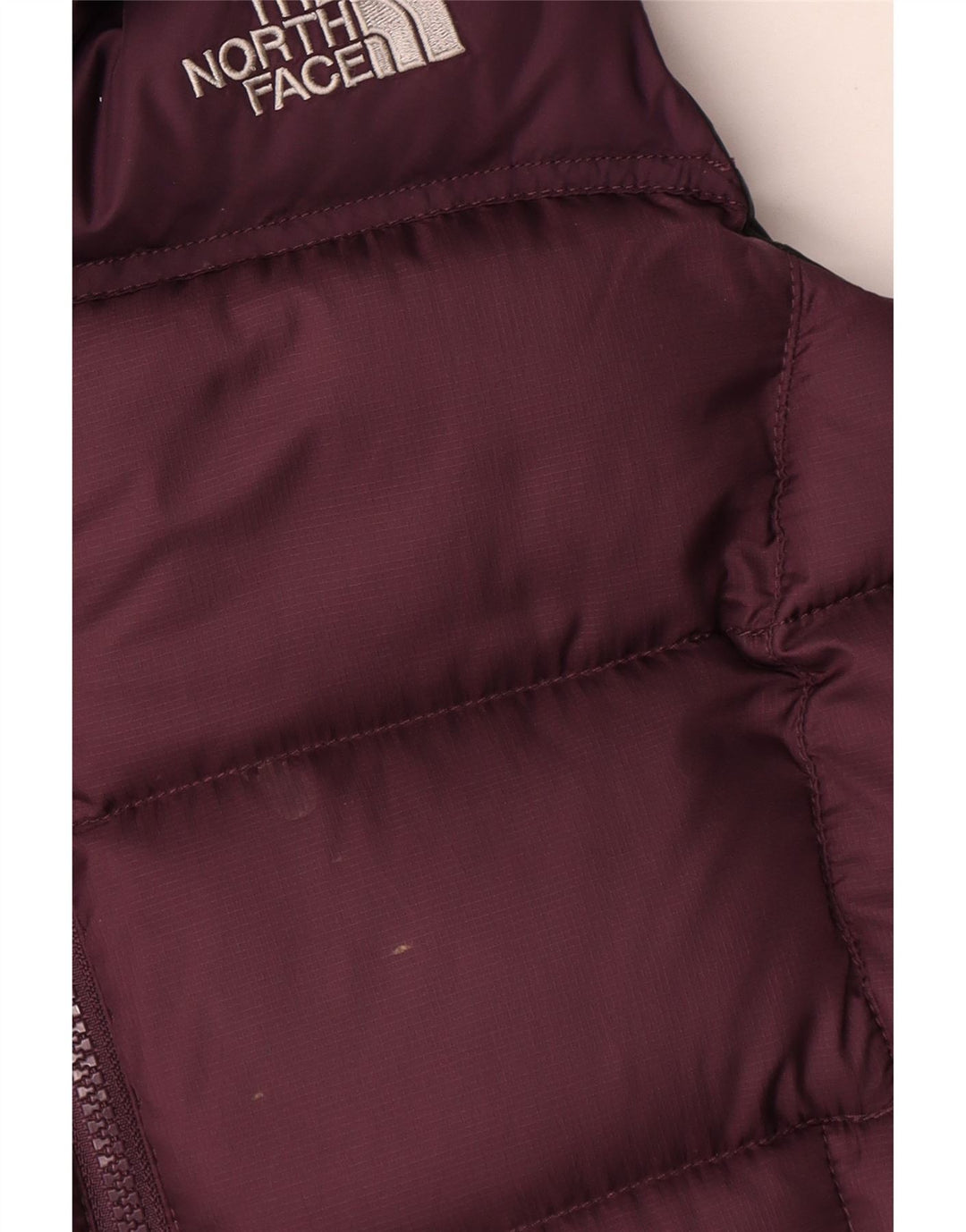 Gilet imbottito oversize da donna The North Face UK 10 piccolo poliestere bordeaux