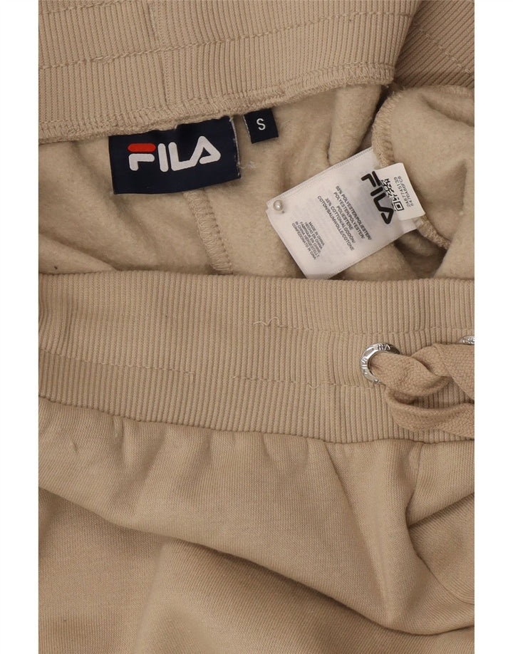 Pantaloni da tuta con grafica da donna Fila Joggers UK 10 Small Beige Poliestere