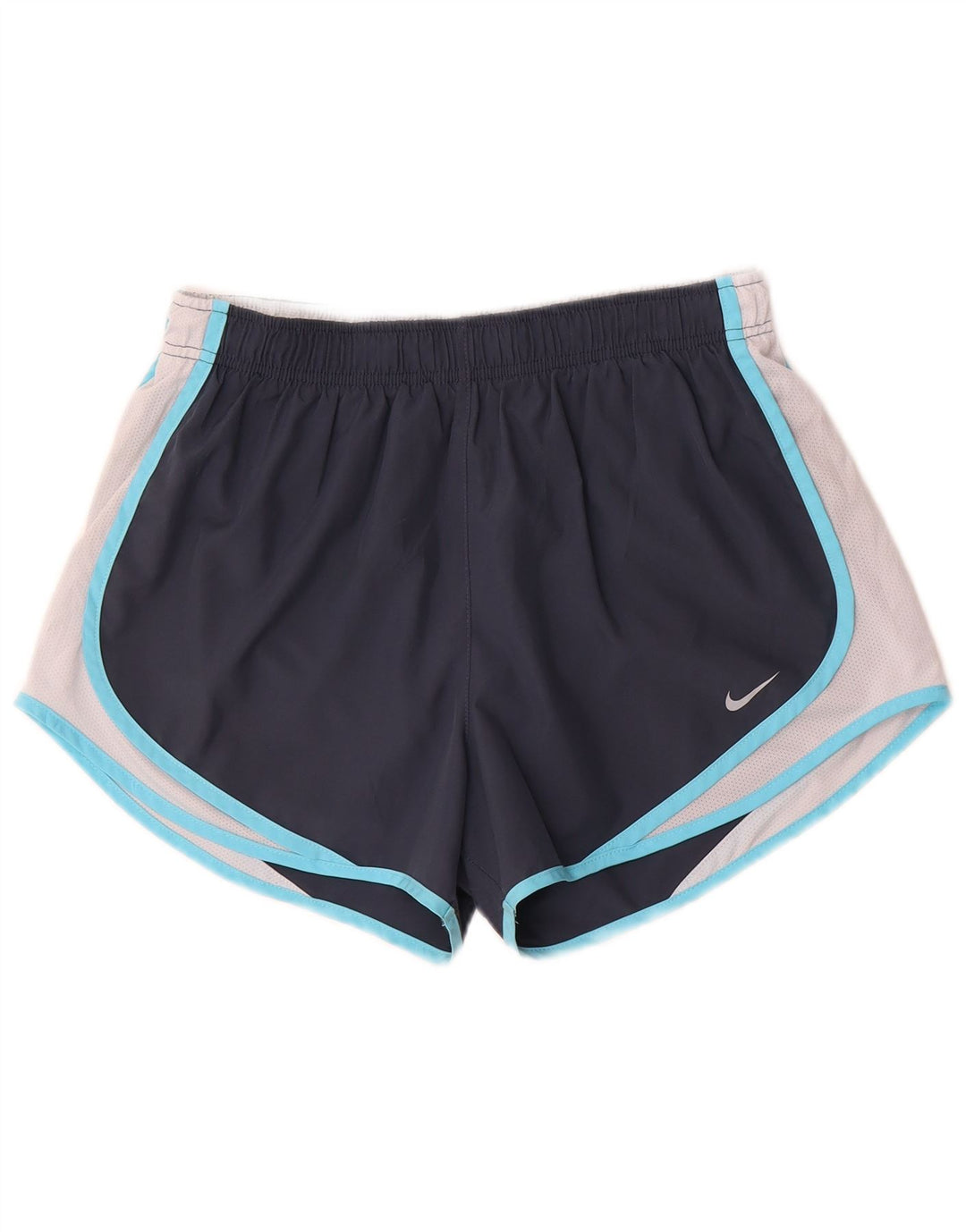 Pantaloncini sportivi Nike da uomo Dri Fit, poliestere color block medio blu navy