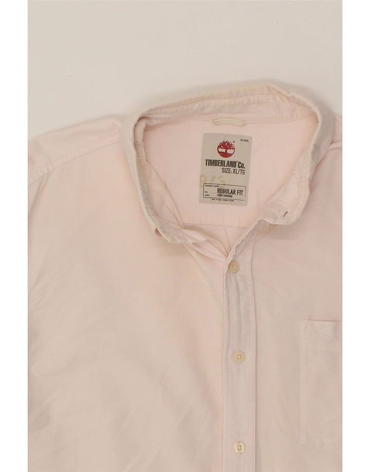 TIMBERLAND Mens Regular Fit Shirt XL Pink Vintage Timberland and Second-Hand Timberland from Messina Hembry 