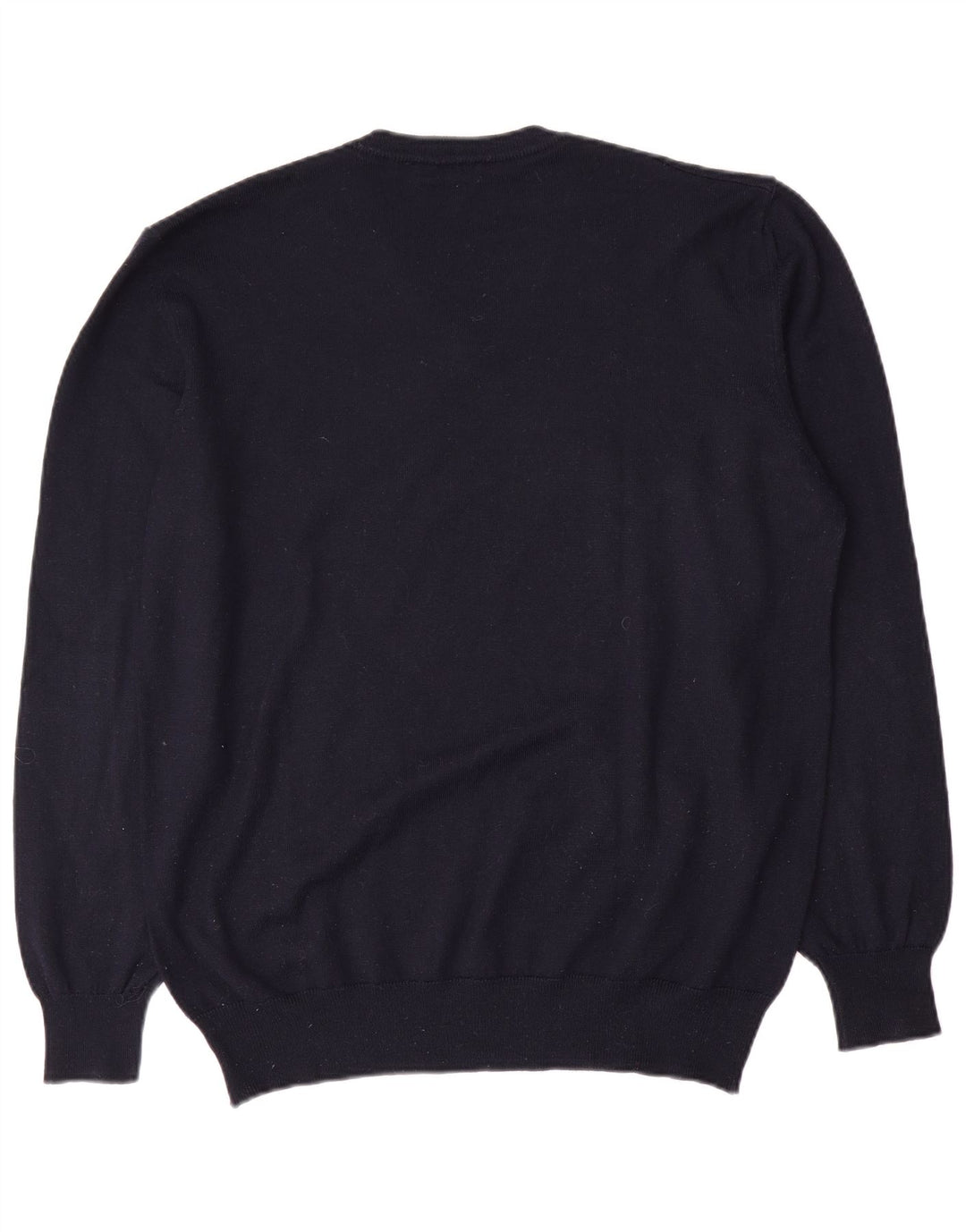 SIR RAPHAEL Maglione da uomo con scollo a V 2XL Acrilico blu navy