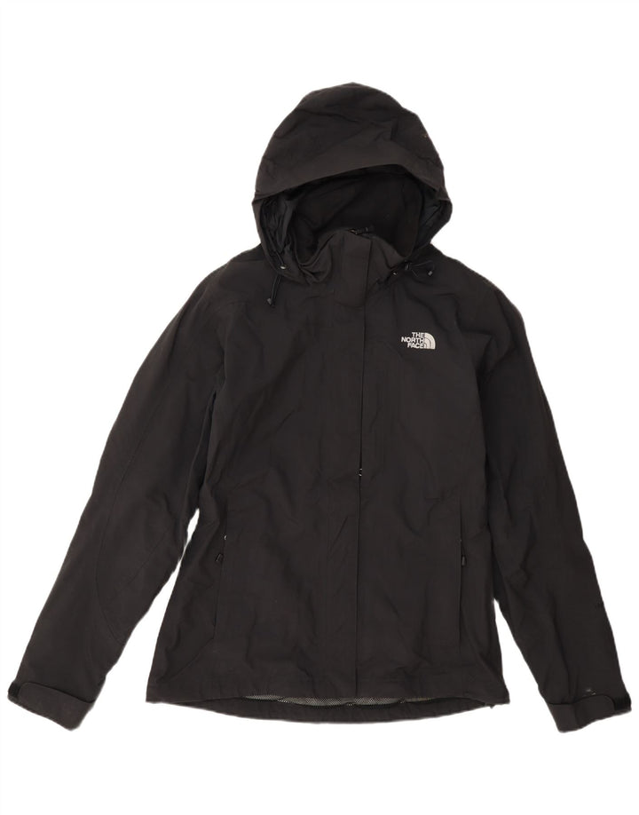 Giacca antipioggia con cappuccio da donna The North Face UK 10 Small Nylon nero
