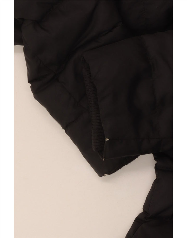 Cappotto imbottito con cappuccio da donna Tommy Hilfiger UK 10 piccolo poliestere nero