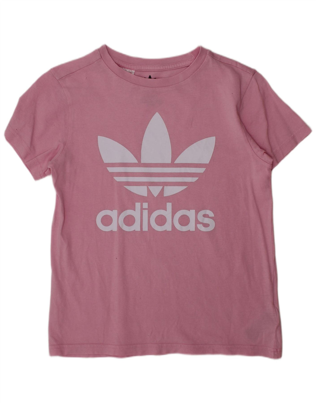 T-shirt grafica ADIDAS per bambina 9-10 anni in cotone rosa