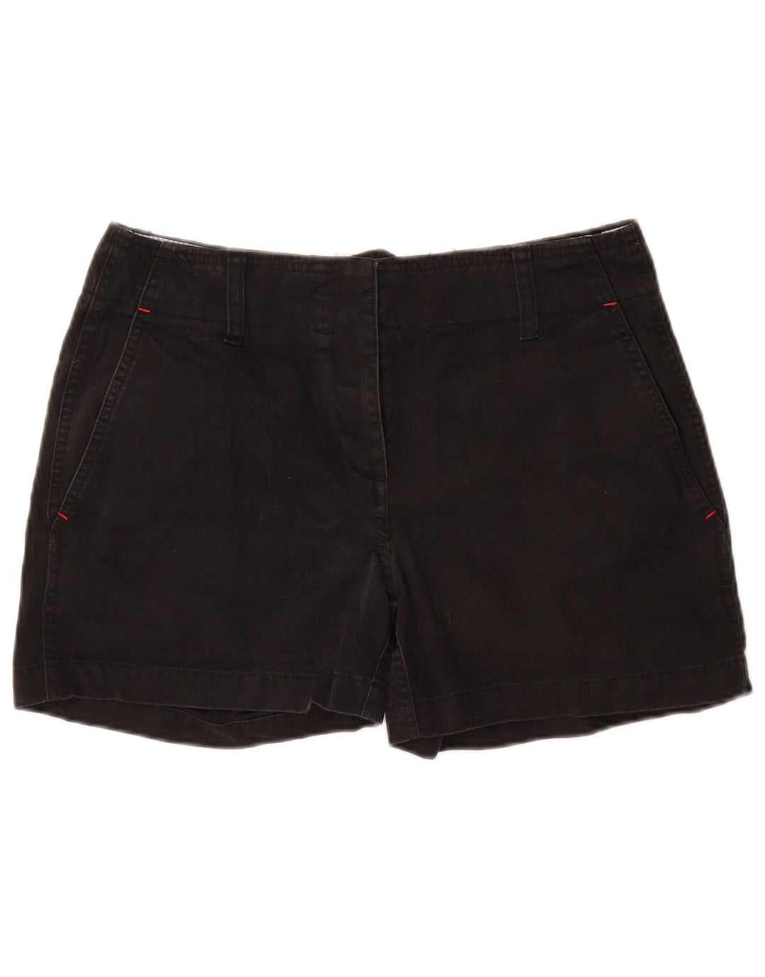 Pantaloncini chino da donna Tommy Hilfiger US 8 medi W30 cotone nero