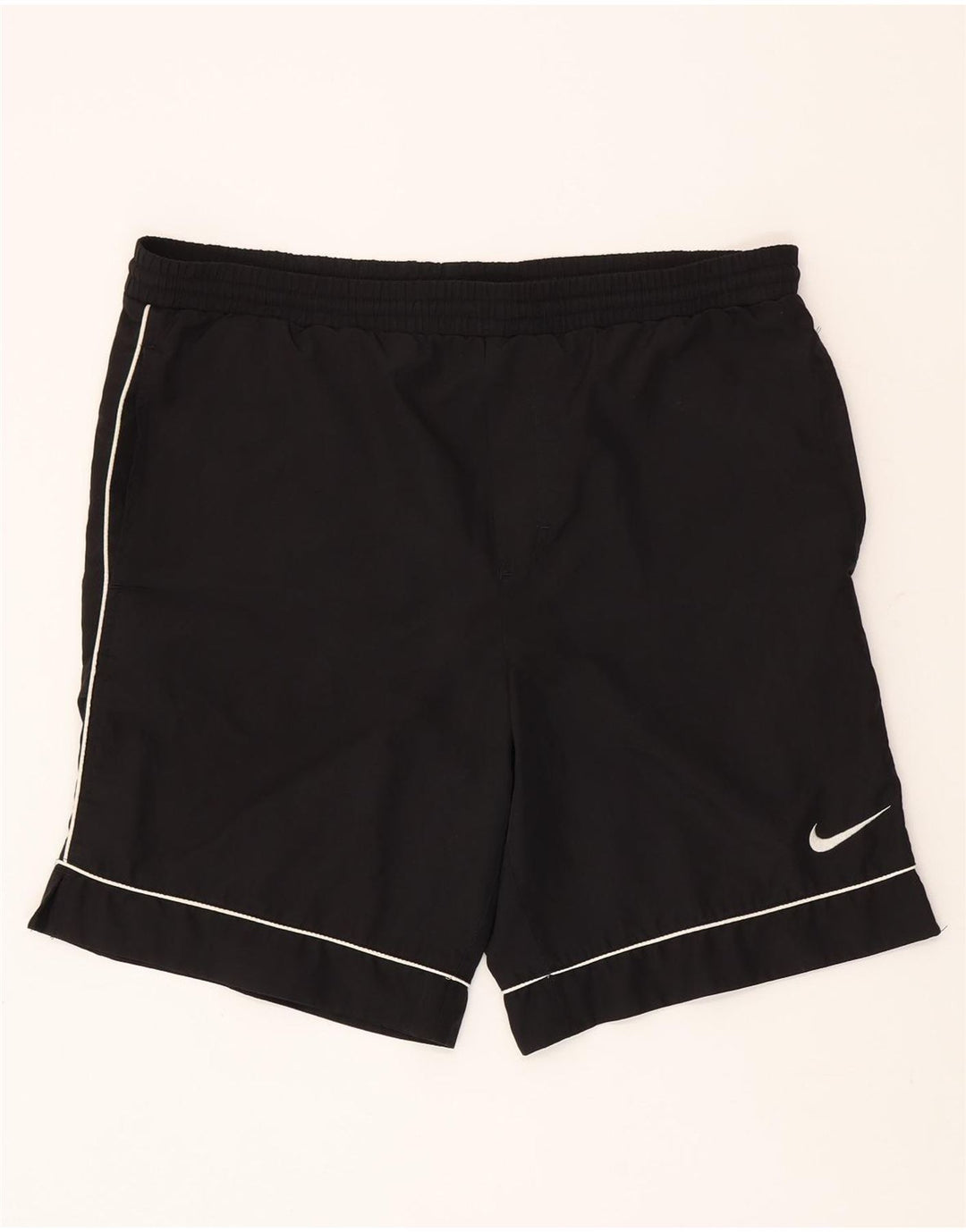 Pantaloncini sportivi Nike da uomo piccoli in poliestere nero