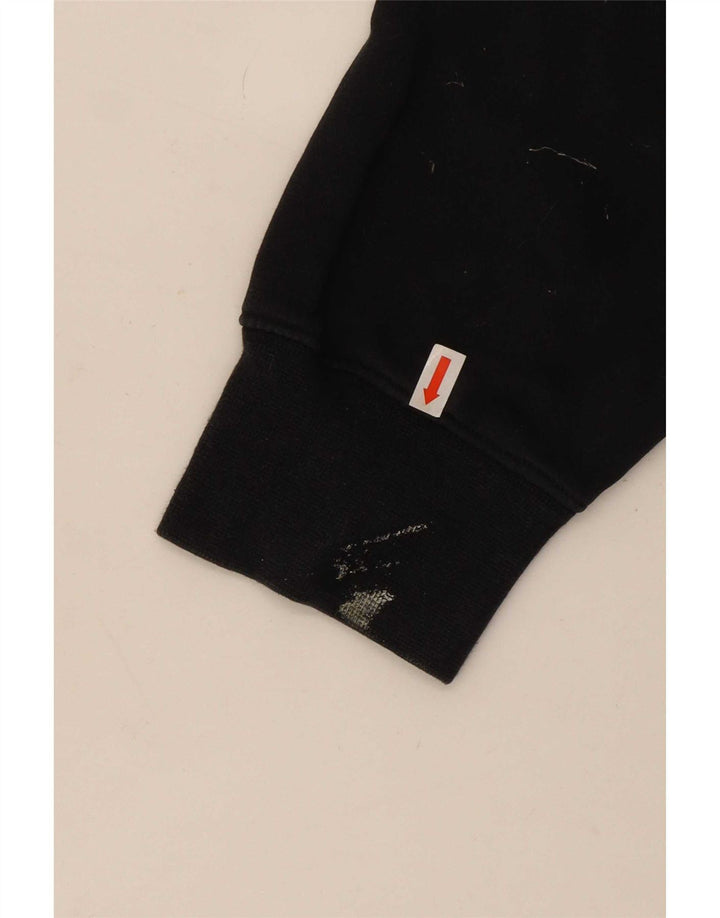 Felpa con cappuccio da uomo Nike Large in cotone nero