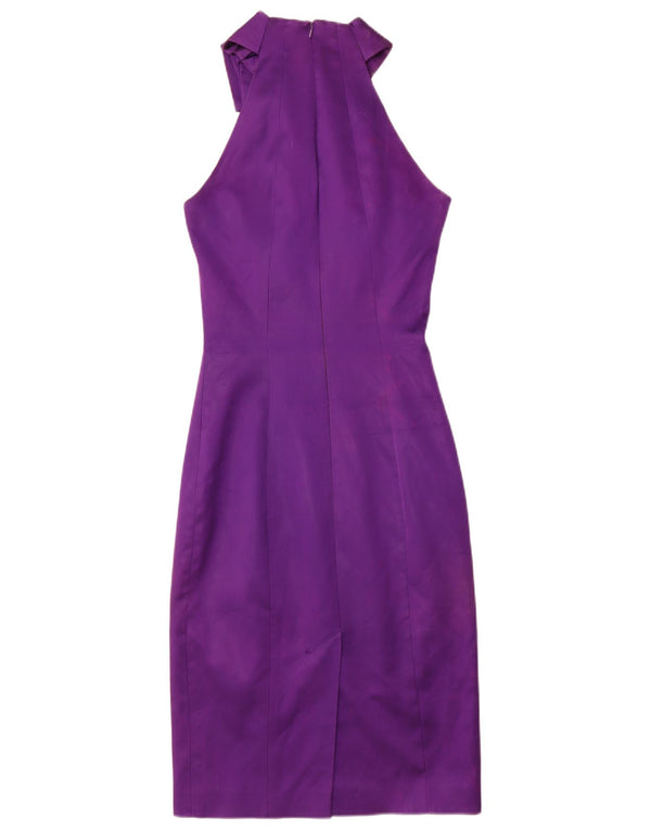 Abito halter da donna Karen Millen UK 8 piccolo viola