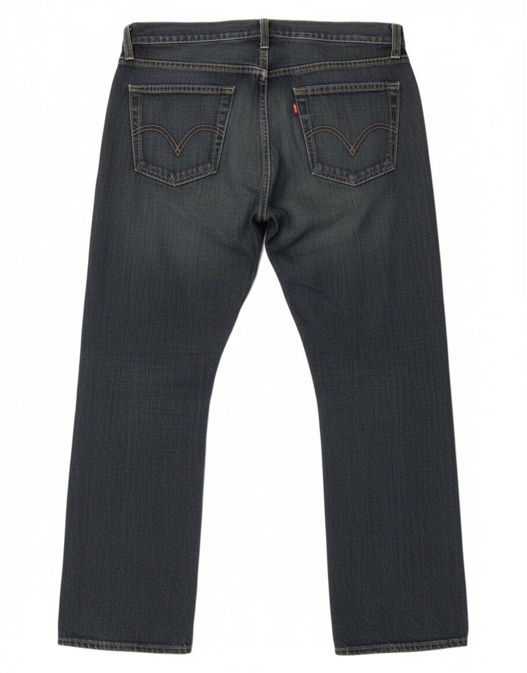 Levi's Uomo 514 Slim Jeans dritti W36 L30 Cotone Blu