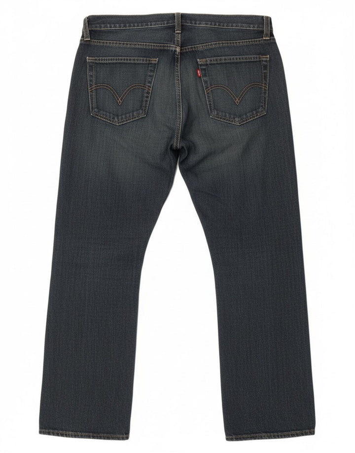Levi's Uomo 514 Slim Jeans dritti W36 L30 Cotone Blu