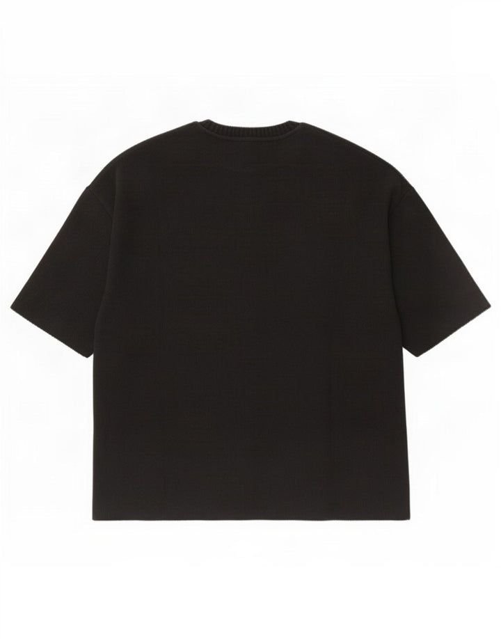 Top camicetta da donna Marks & Spencer UK 12 medio nero screziato