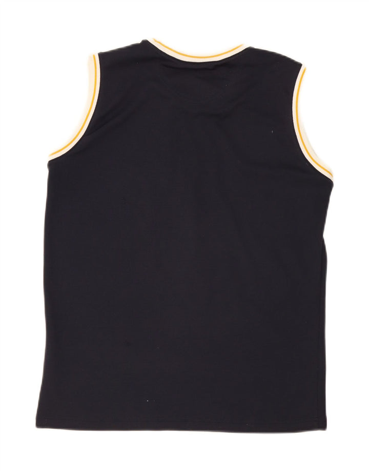 Canotta grafica Champion da ragazzo, 13-14 anni, XL, in poliestere blu navy
