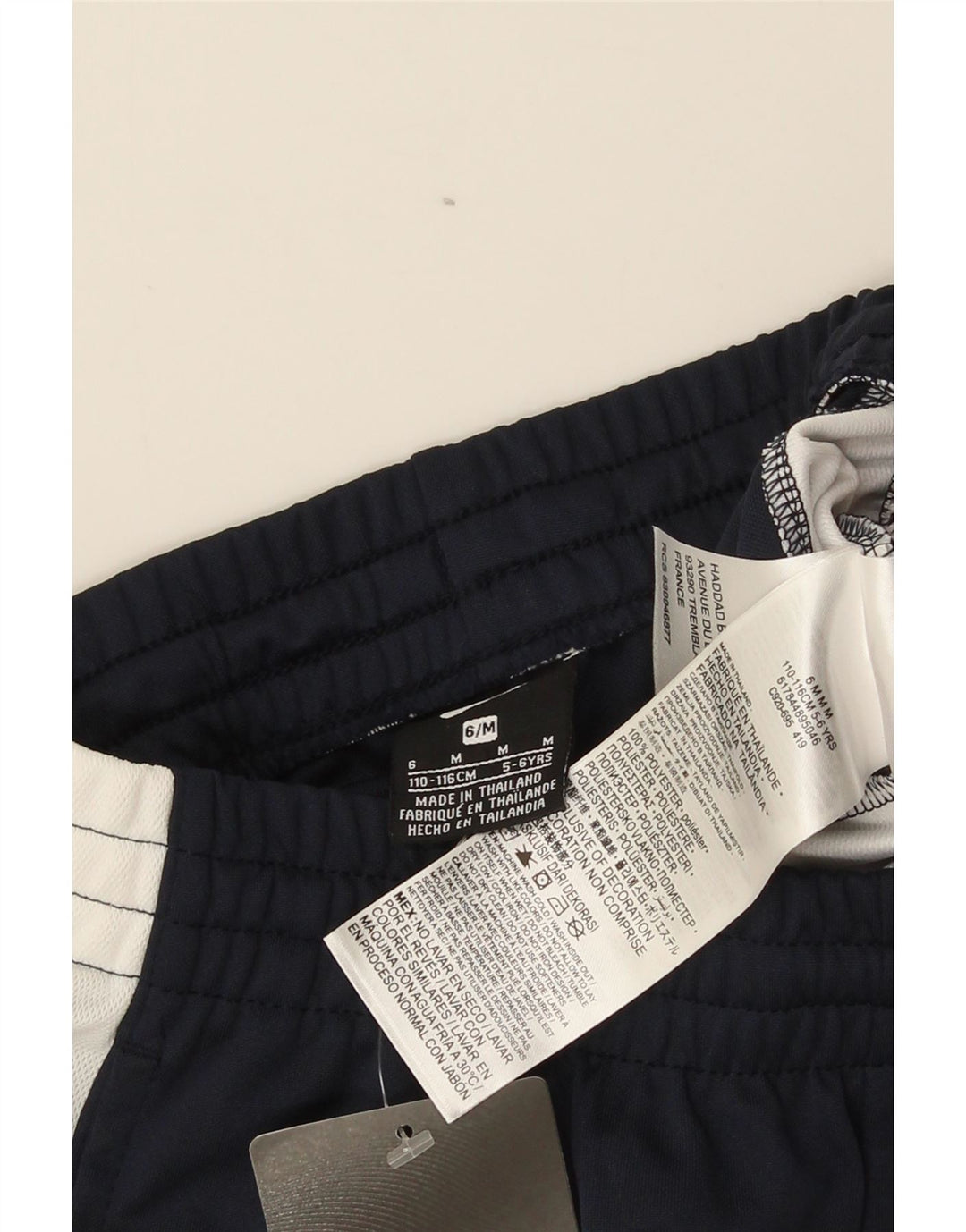 Pantaloni della tuta da ragazzo Nike 5-6 anni Medium Navy Blue Colourblock