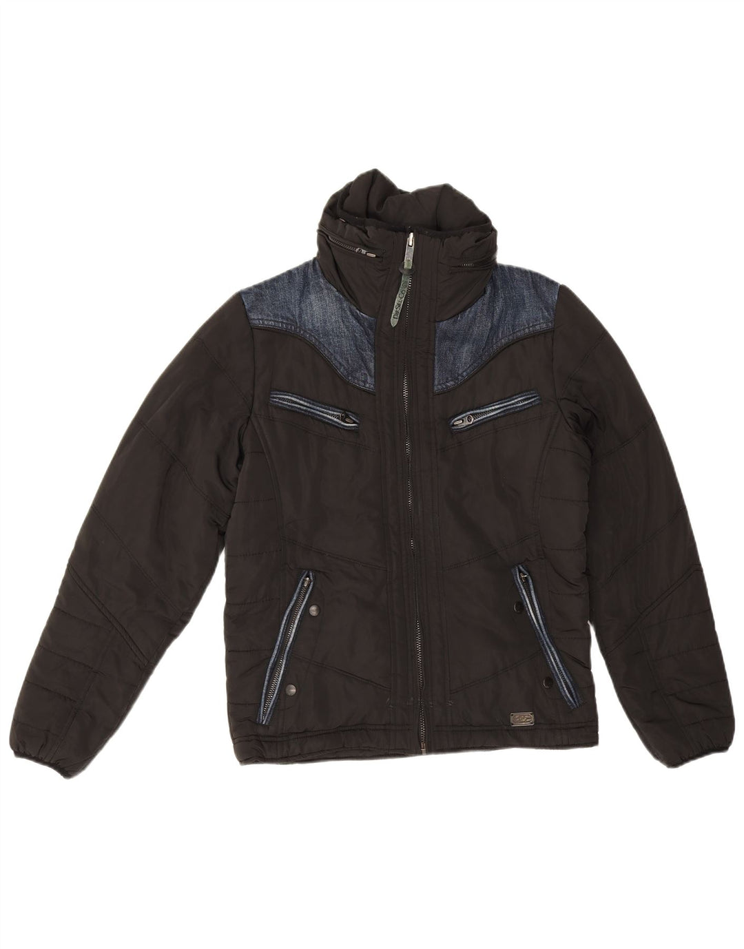 Giacca imbottita oversize con cappuccio da donna Diesel UK 6 XS nera