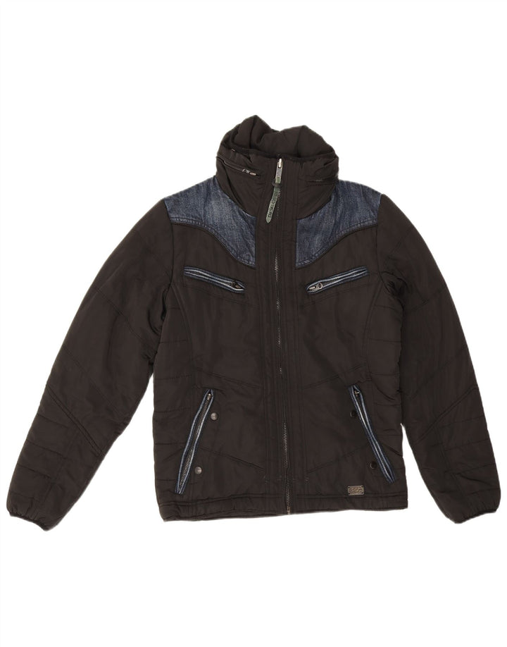 Giacca imbottita oversize con cappuccio da donna Diesel UK 6 XS nera