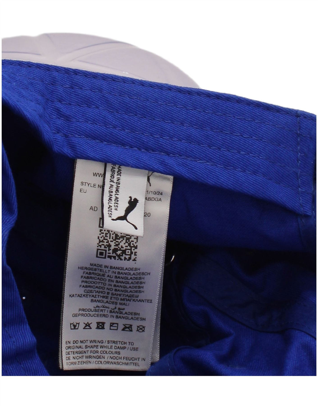 Berretto da baseball grafico da ragazzo Puma Taglia unica in cotone blu