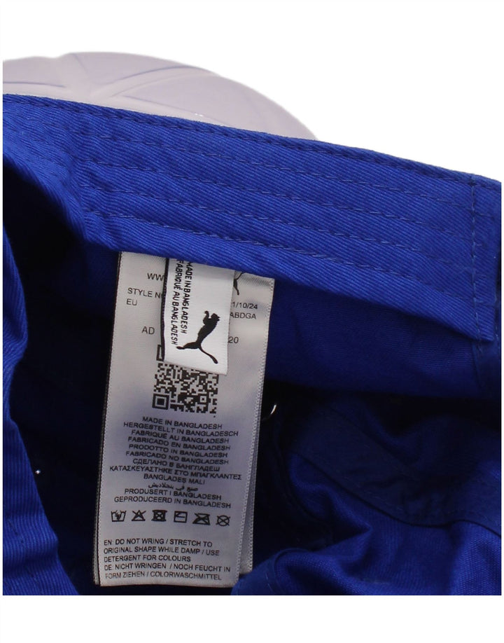 Berretto da baseball grafico da ragazzo Puma Taglia unica in cotone blu