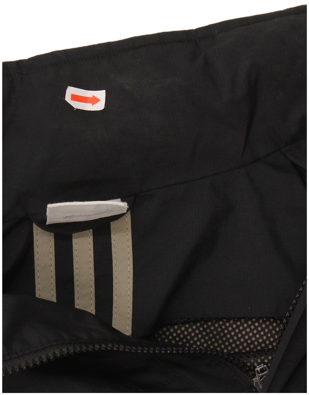Giacca antipioggia da uomo ADIDAS con cappuccio UK 38 poliestere color block medio nero